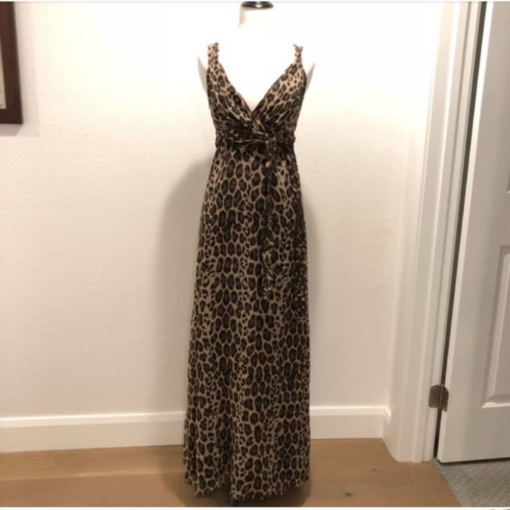 100% silk maxi dress- Size 2